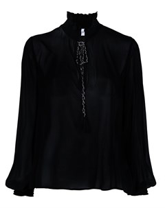 Атласная блузка с оборками Dondup