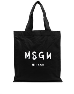 Сумка тоут с логотипом Msgm