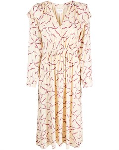 Платье миди Candice с абстрактным принтом Ba&sh