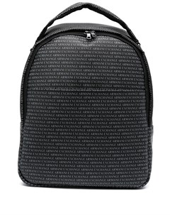 Рюкзак на молнии с логотипом Armani exchange