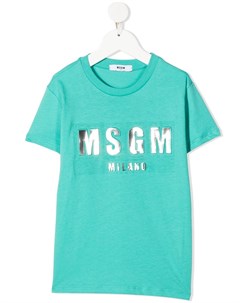 Футболка с логотипом Msgm kids