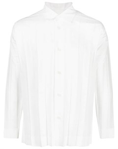 Плиссированная рубашка Homme plissé issey miyake