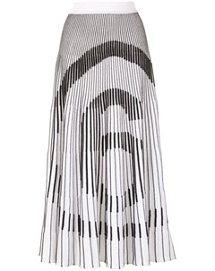 Трикотажная юбка с логотипом Mm6 maison margiela