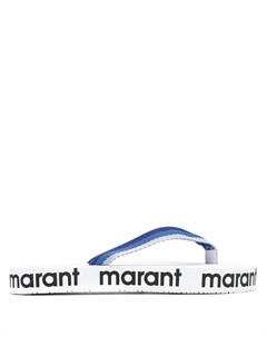 Шлепанцы с логотипом Isabel marant