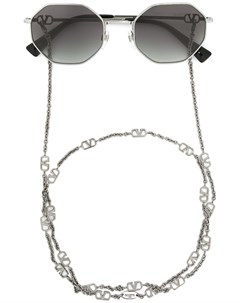 Солнцезащитные очки в геометричной оправе Valentino eyewear