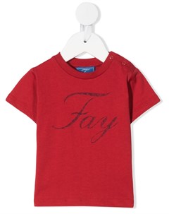 Футболка с короткими рукавами и логотипом Fay kids