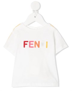 Футболка с логотипом Fendi kids