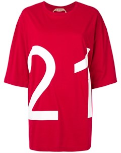 Футболка оверсайз с логотипом No21