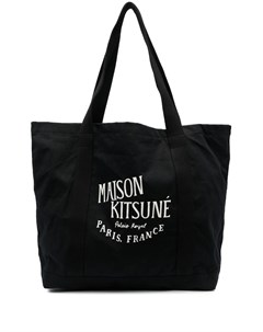 Сумка шопер с логотипом Maison kitsuné