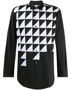 Рубашка с длинными рукавами и абстрактным принтом Comme des garçons shirt