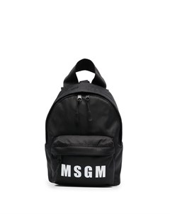 Рюкзак на молнии с логотипом Msgm