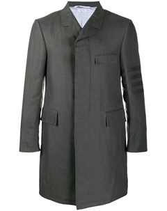 Пальто с полосками 4 Bar Thom browne