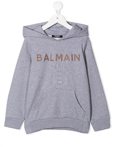 Худи с логотипом Balmain kids