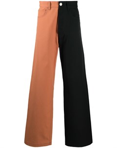 Двухцветные джинсы широкого кроя Marni