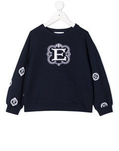 Толстовка с вышитым логотипом Ermanno scervino junior