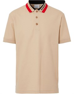Рубашка поло с логотипом на воротнике Burberry
