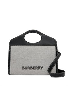 Сумка мессенджер с вышитым логотипом Burberry