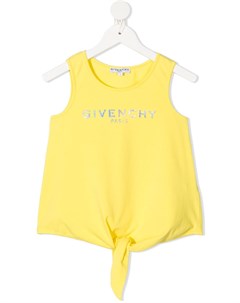 Топ без рукавов с логотипом Givenchy kids