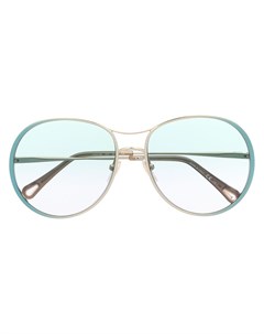 Солнцезащитные очки авиаторы с градиентными линзами Chloé eyewear