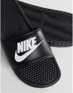 Черные шлепанцы Benassi jdi Nike