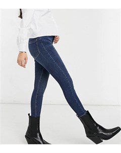 Темно синие моделирующие джинсы скинни Vero moda petite