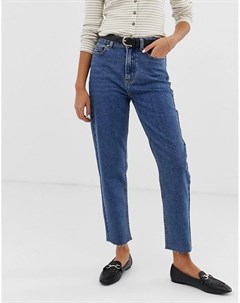 Прямые джинсы с завышенной талией Only