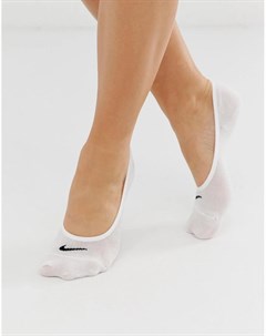 3 пары белых тонких невидимых носков Nike Everyday Nike training