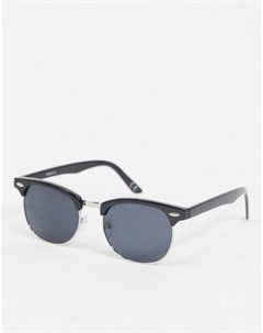 Черные солнцезащитные очки в стиле ретро Asos design