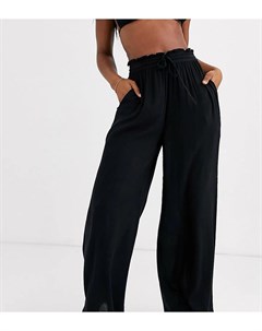 Эксклюзивные черные пляжные брюки со шнурком Iisla & bird
