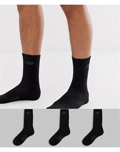 Набор черных носков 3 пары New balance
