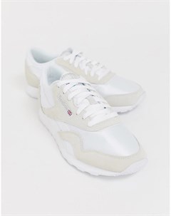 Белые нейлоновые кроссовки Classic Reebok