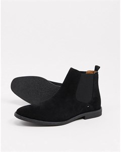 Черные ботинки челси Burton menswear
