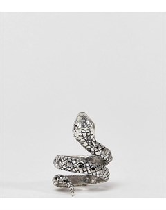Серебристое кольцо со змеей и камнями Inspired эксклюзивно для ASOS Reclaimed vintage