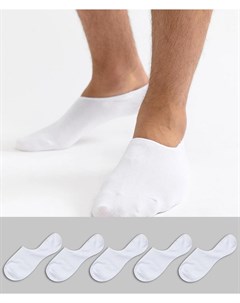 Набор из 5 пар невидимых носков Jack & jones