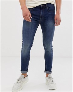 Синие джинсы скинни Burton menswear