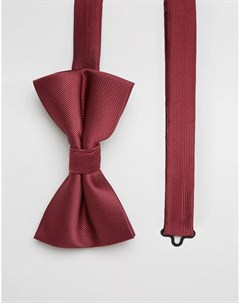 Бордовый галстук бабочка Asos design