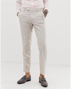 Узкие твидовые брюки с добавлением шерсти wedding Harry brown