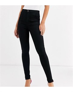 Черные брюки скинни до щиколотки ASOS DESIGN Tall Asos tall