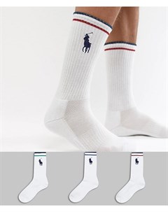 Набор из 3 пар носков с крупным логотипом Polo ralph lauren