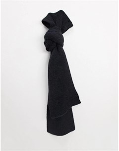 Черный вязаный шарф Boardmans