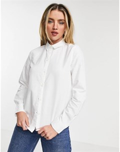 Белая оксфордская рубашка Pieces