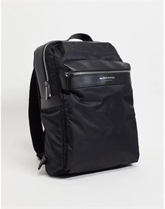 Черный рюкзак квадратной формы Maison River island