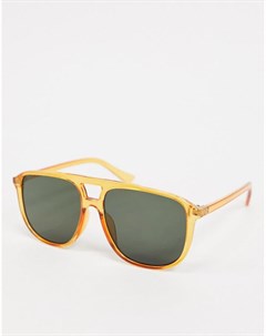 Оранжевые солнцезащитные очки авиаторы Svnx