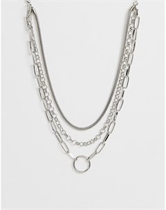 Многоярусное ожерелье Asos design