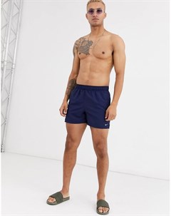 Темно синие укороченные шорты для плавания Nike swimming
