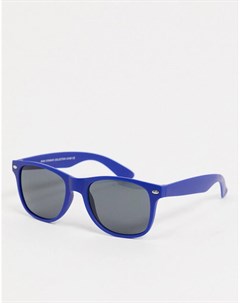 Синие солнцезащитные очки с серыми стеклами Svnx