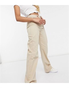 Песочные винтажные джинсы в стиле 90 х Petite Stradivarius