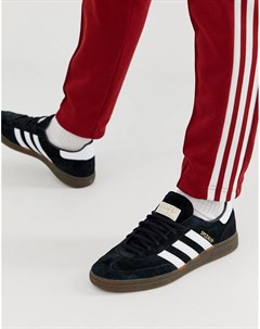 Черные кроссовки с резиновой подошвой handball spezial Adidas originals