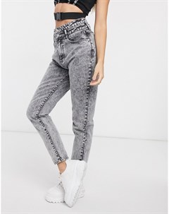 Серые джинсы в винтажном стиле Missguided
