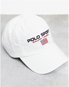 Белая кепка с логотипом Sport Capsule Polo ralph lauren